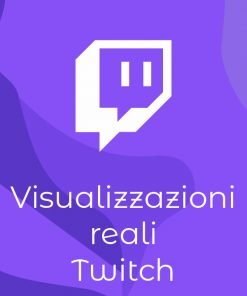 Comprare Visualizzazioni reali Twitch