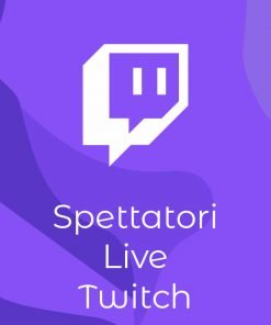 Comprare spettatori live twitch