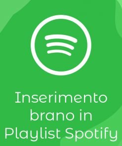 Inserimento brano in Playlist Spotify