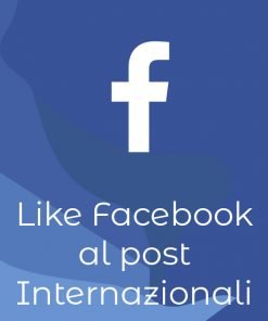 Comprare Like Facebook Internazionali al post